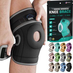 Modvel ELITE Knee Brace With Side Stabilizers & Patella Gel Pads